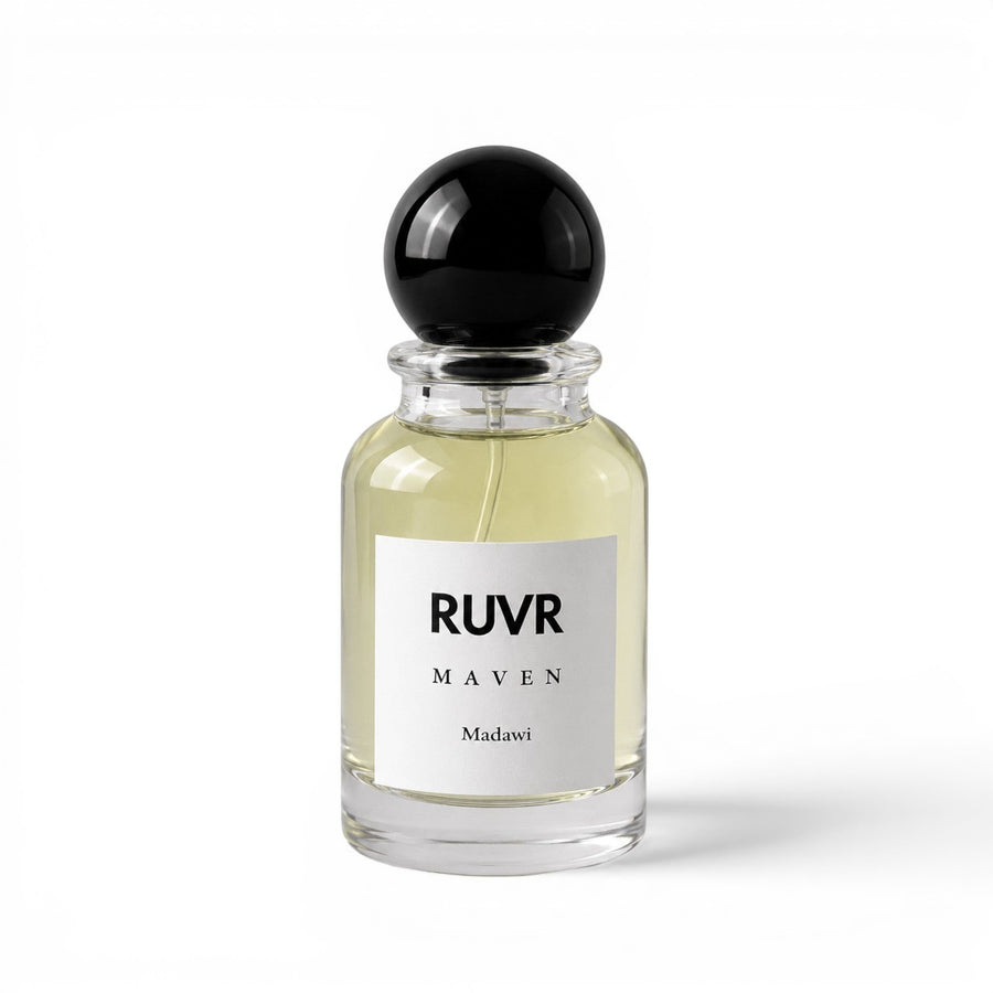 MAVEN Madawi perfume bottle by RUVR – 55ML oriental fruity fragrance for men