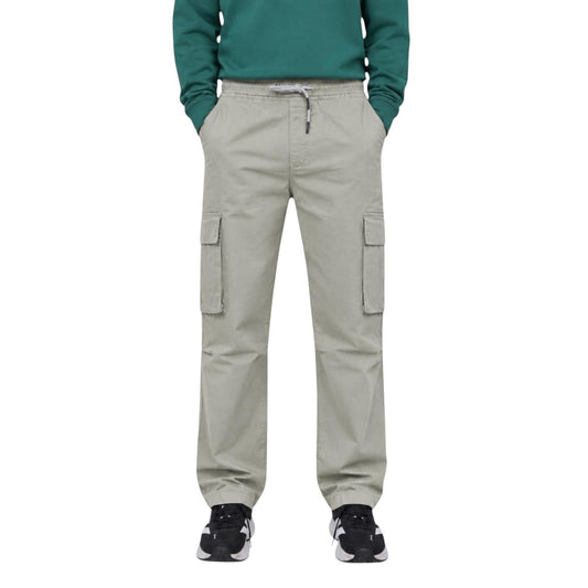 Essential Cargo Pant by RUVR – relaxed straight-leg men's cargo pants in Black