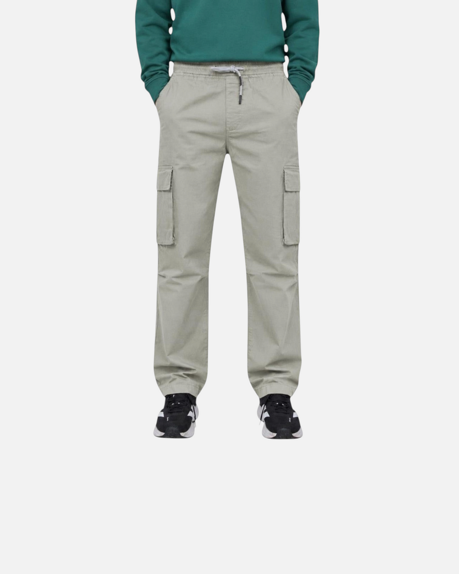 Essential Cargo Pant by RUVR – relaxed straight-leg men's cargo pants in Black