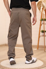TERRAIN Cargo Pant by RUVR – Elasticated Waist Wide Leg Pants – Lifestyle Shot
