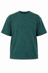 Void Tee by RUVR – tone-on-tone streetwear tee in Light Grey