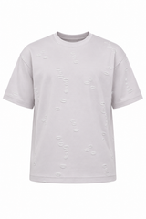 Void Tee by RUVR – heavyweight distressed tee in Forest Green