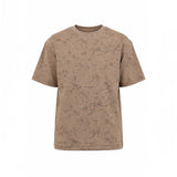 Terrain Tee by RUVR – oversized distressed tee in Desert Sand