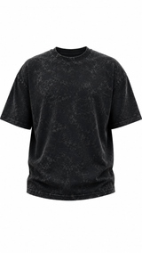 RUVR Terrain Tee – boxy streetwear fit acid wash graphic tee