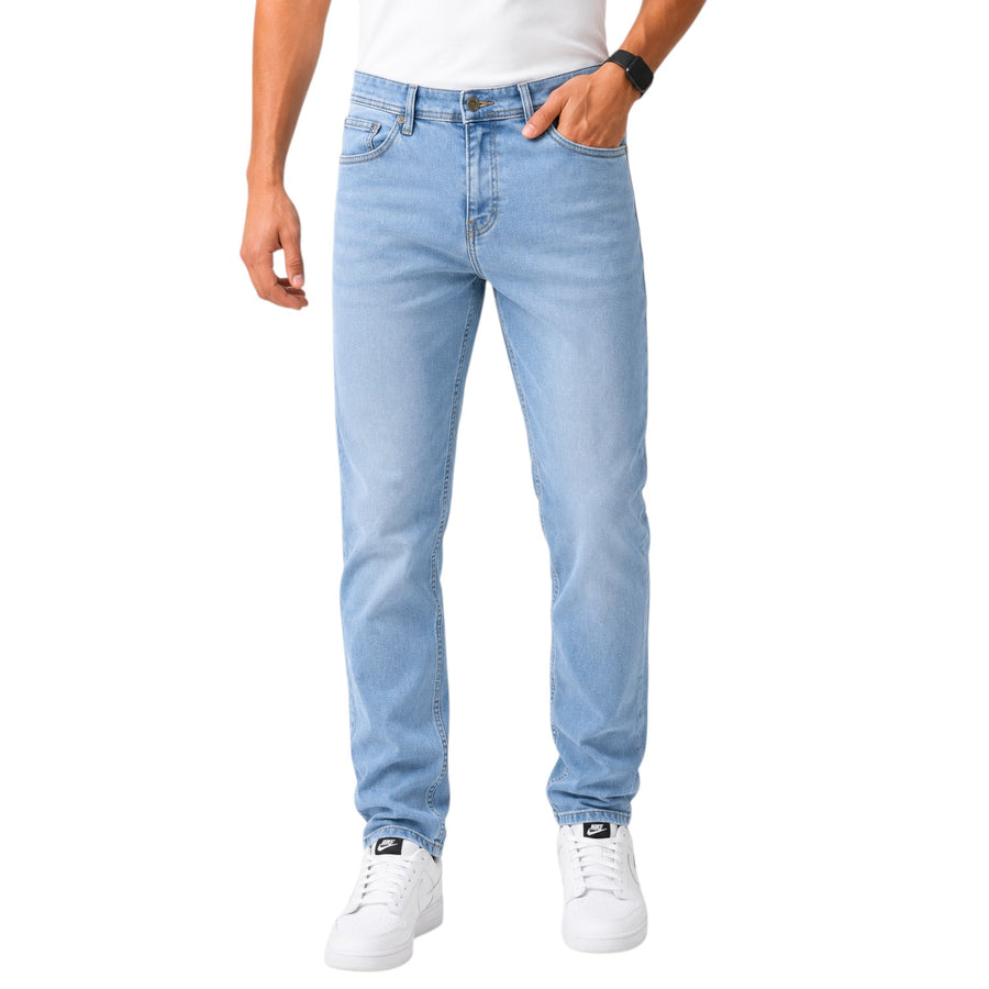 Frame Pant by RUVR – Clean Structured Denim Jeans – Lifestyle Shot