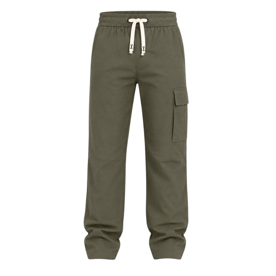 TERRAIN Cargo Pant by RUVR – relaxed wide-leg cargo pants in Olive